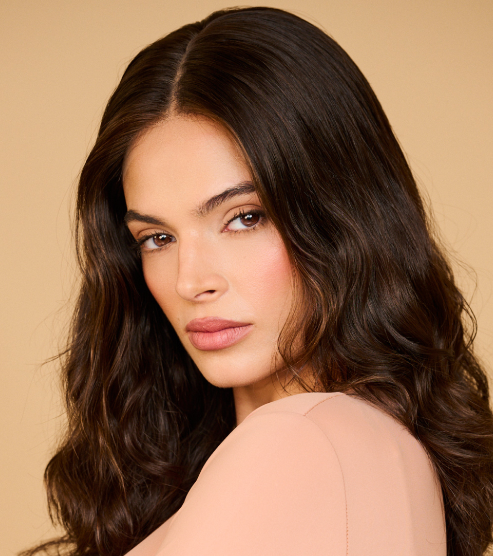 Woman with quality hair